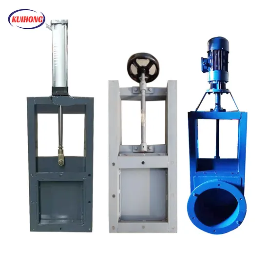 Slide Gate Valve with Carbon Steel Butterfly Valve