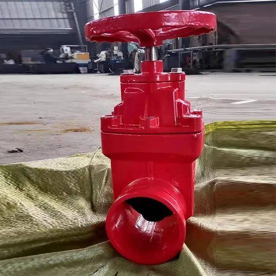 Best Selling Cheap Durable Pn16 DN100 4 Inch Grooved Soft Seal Gate Valve