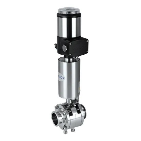 Sanitary Double Seal Mixproof Leakage Butterfly Valve with Control Top