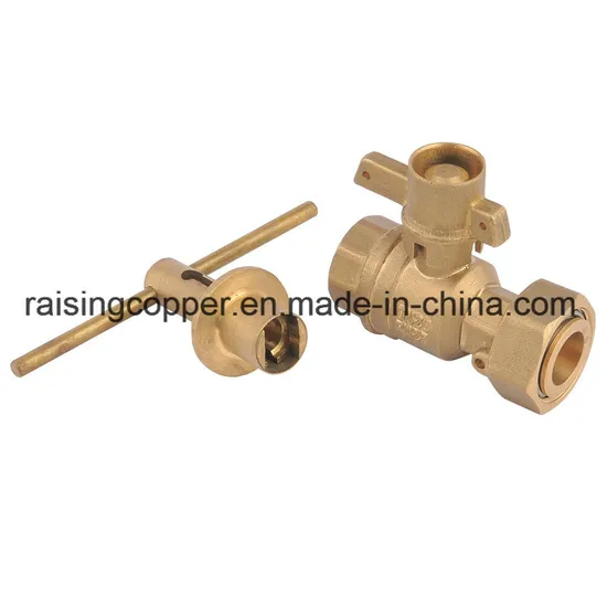 Brass Lockable Ball Valve for Water Meter From ISO9001: 2015 Manufacturer