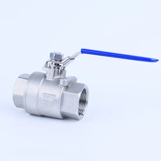Good Price 304 316L CF8m Pull Handle Full Port 2 Ways Pipe Ball Valve Thread BSPT NPT Stainless Steel Female Manual 2 PCS CE Floating Ball Valve