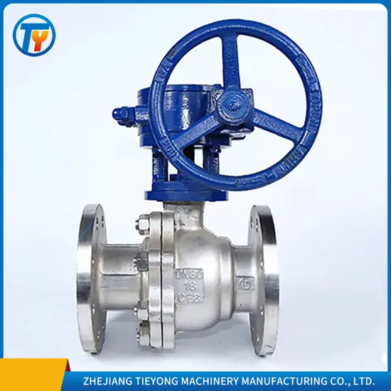Low Temperature LNG F316 F304L Flanged Top Entry Ball Valve