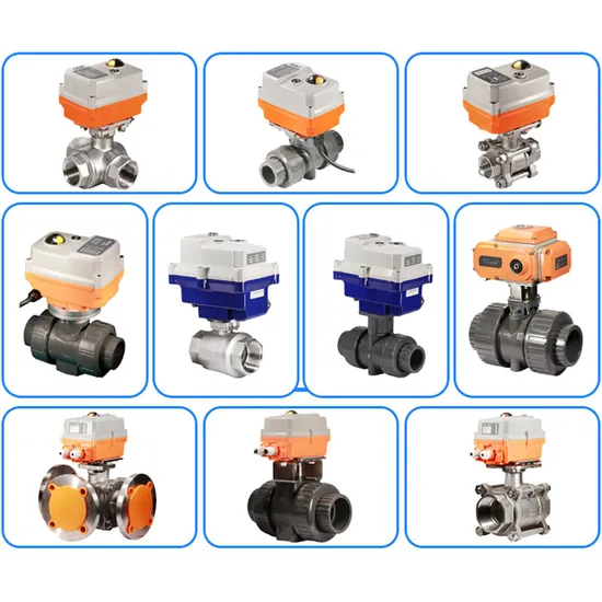 High Quality Oil/Gas/Air/Water Electric Ball Valve, Electric Actuator, Motorised Ball Valve