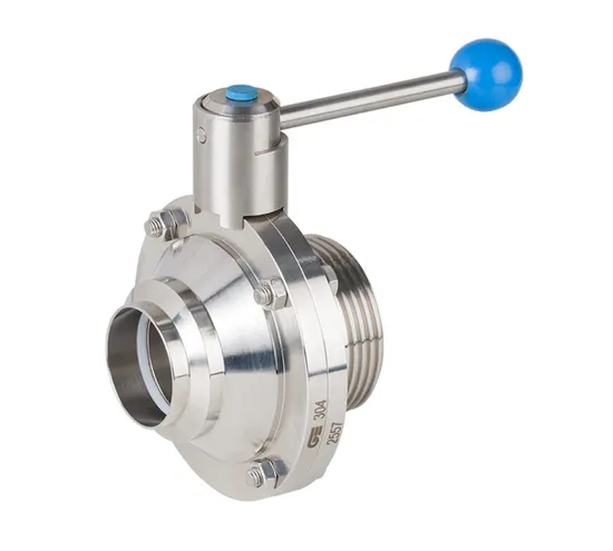 Butterfly Ball Valve with Multiple Handles Welded/Threaded/Triple Clamp/Food Grade Sanitary Stainless Steel