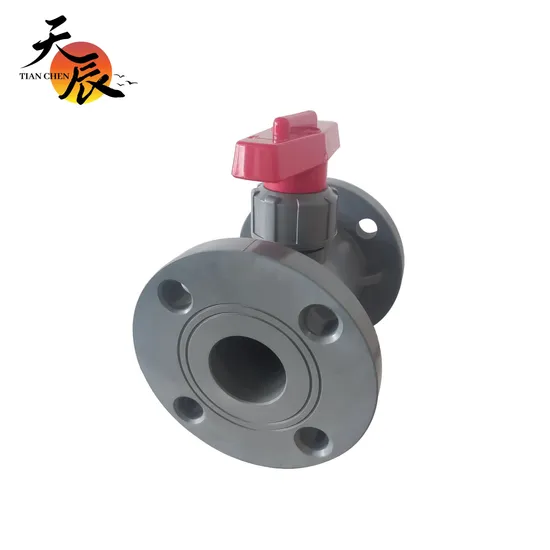 Plastic DIN ANSI Standards PVC Flanged Float Ball Valves Supplier