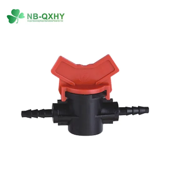 Manufacturer Garden Farm Bypass Fittings 16mm Plastic Agriculture Irrigation Threaded Water Mini Valve for Hose and Pipe Dripline
