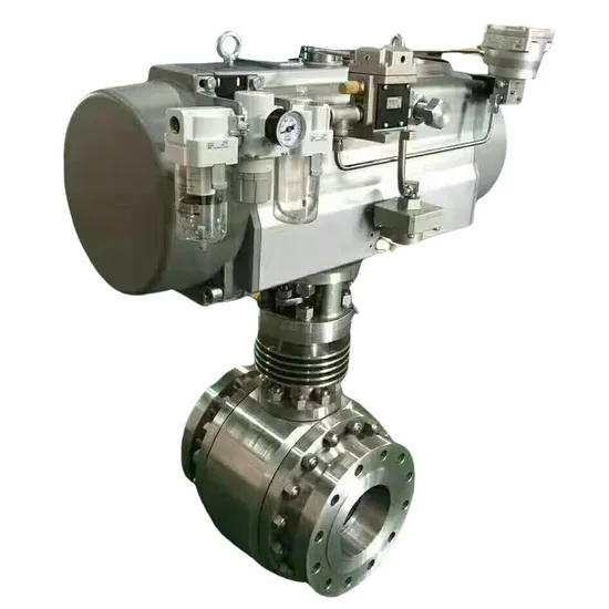 A105 Worm Gear Fully Welded Casting API Ball Valve Gas Valve