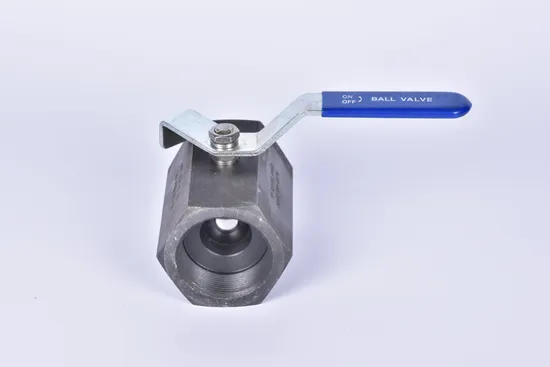Hot Sale High Quality Hexagon Carbon Steel Screw End 2000wog 1PC Floating Ball Valve