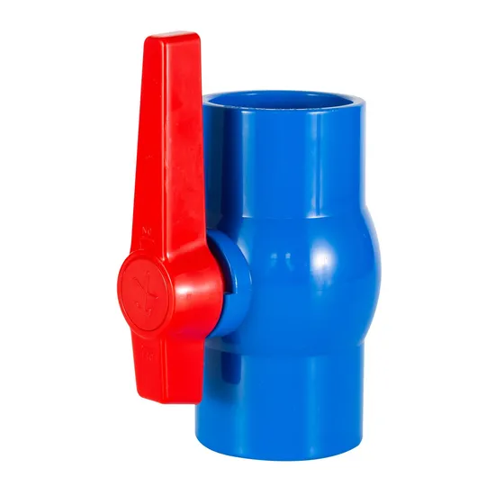 Factory Price Blue Color 110mm PVC Ball Valve for Irrigation