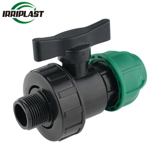 PP Single Male Union Ball Valve M for Irrigation Water Supply