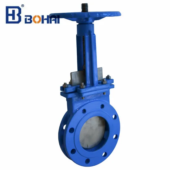 Ductile Iron or Cast Iron Ggg40 and Ggg50 Industrial Knife Gate Valve for Rising Stem