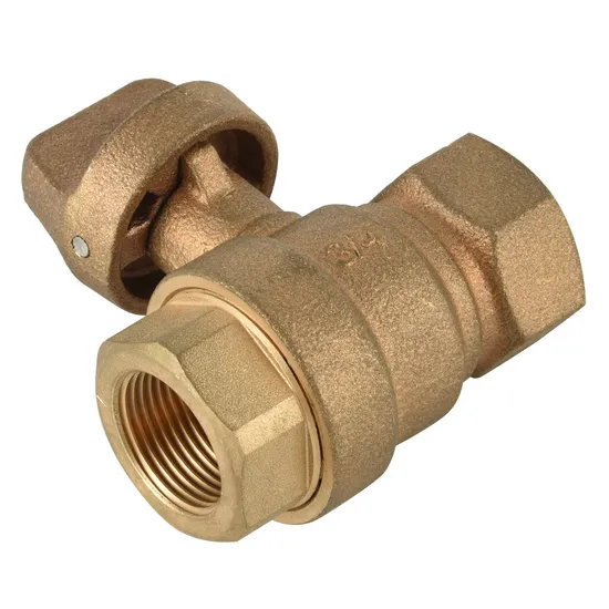 Bronze Ball Valve Curb Stop for North American Market
