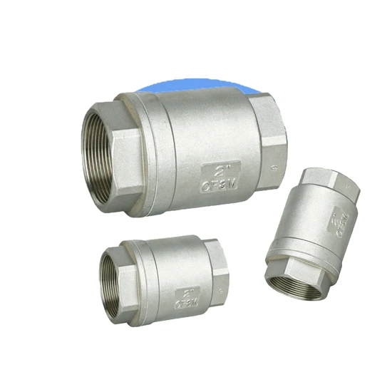 Durable 304/316 Stainless Steel Threaded Vertical Water Check Valve