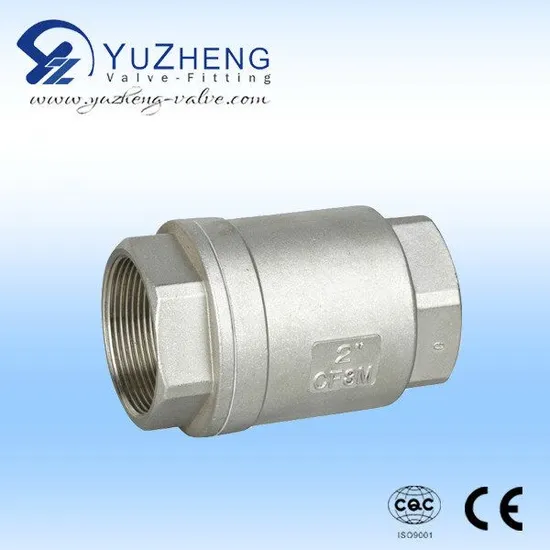 Stainless Steel 304/316 Vertical Check Valve