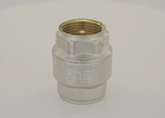 Brass Valves 1/2"-4" Female Thread Manufacture Vertical Forged Brass Spring Check Valve for Water