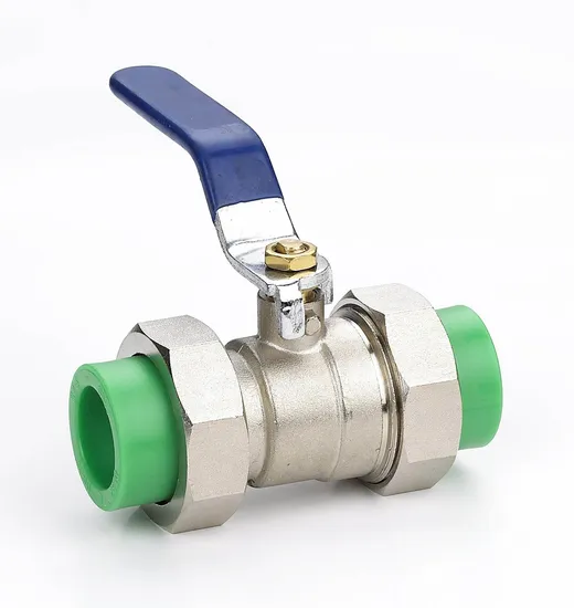 Deso High Quality OEM Accepted PPR Fittings Brass Fitting Hydraulic Valves PPR Brass Ball Valve
