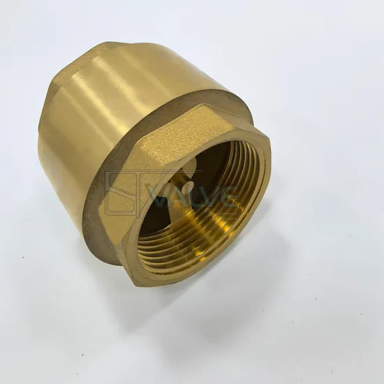 1/2-4 Inch Heavy-Duty Vertical One Way Brass Check Valve for Water Supply Systems