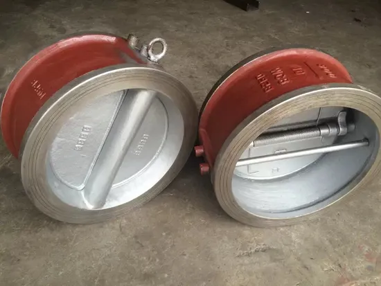 Stainless Steel Butterfly Dual Plate Disc Flap Check Valve