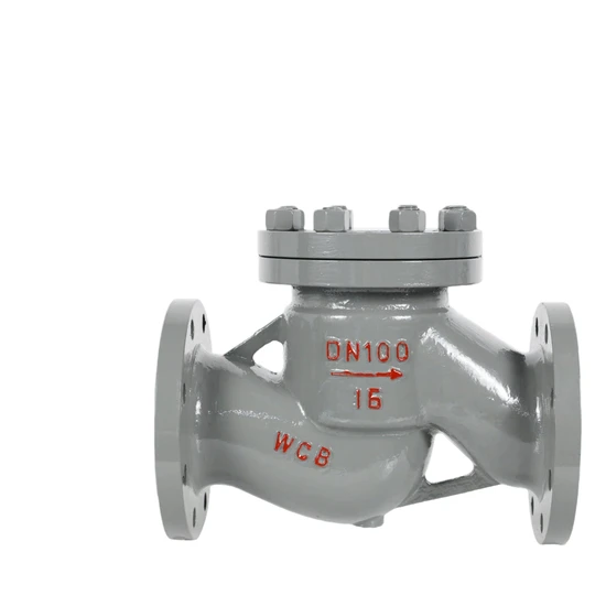 Industrial Steam Drainage Sewerage Cast Steel Lift Flange Check Valve
