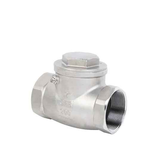 304 Stainless Steel H14 Check Valve Municipal Water Supply System, Prevent Backflow and More Secure