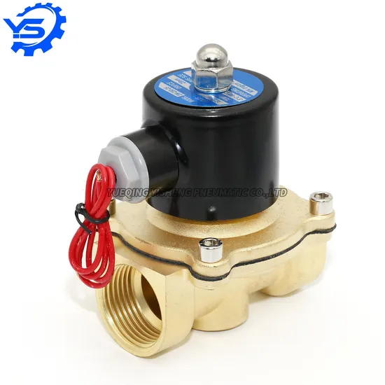 2W-250-25 Normally Closed 24volt AC220V Brass Water Solenoid Valve