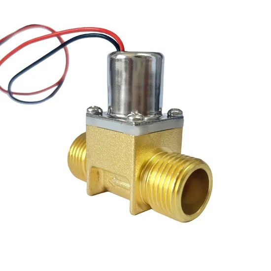 G1/2" DC3V Brass Micro Bi-Stable Low Power Energy Saving Intelligent Bathroom Solenoid Water Valve