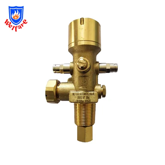 CO2 Brass Fire Suppression Trace Valve