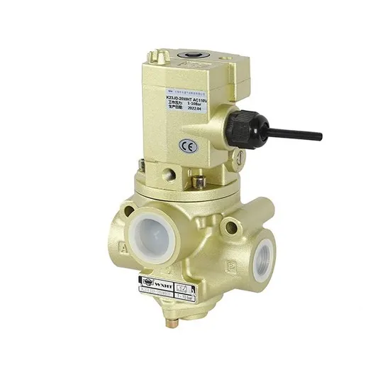 High Flow Rate Electric Valve Directional Control K23jd-15wht Poppet Solenoid Valve