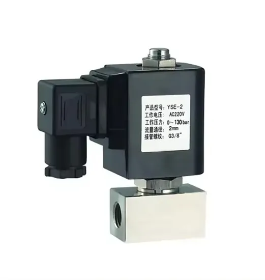 Yse-010 1/4′ 3/8′ Stainless Steel IP65 AC230V High Pressure Low Power Electromagnetic Solenoid Valve 300bar