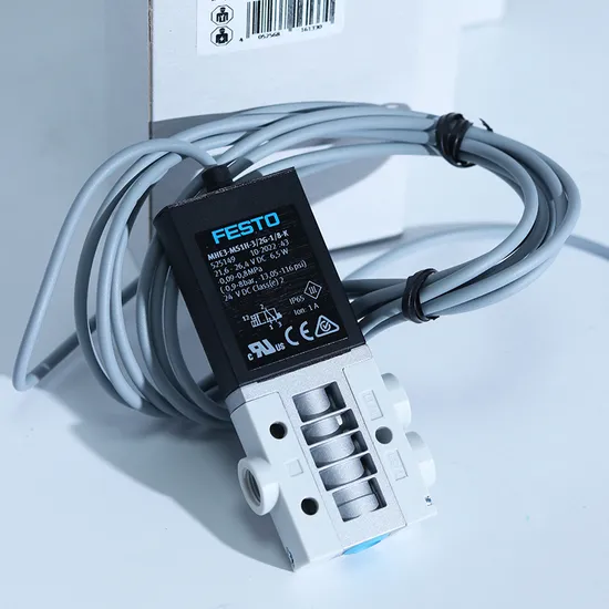 High Speed Valve Mhe3-Ms1h-3/2g-1/8-K 525149 Festos Solenoid Valve Dispenser Accessories