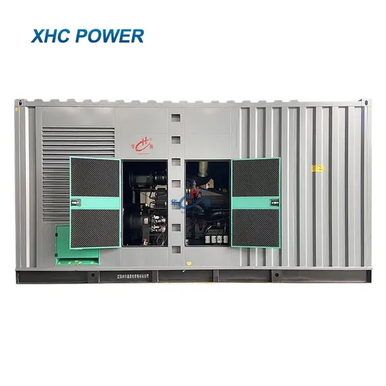 Container Type Silent Diesel Generator Set 1000kVA-2500kVA OEM Manufacturer