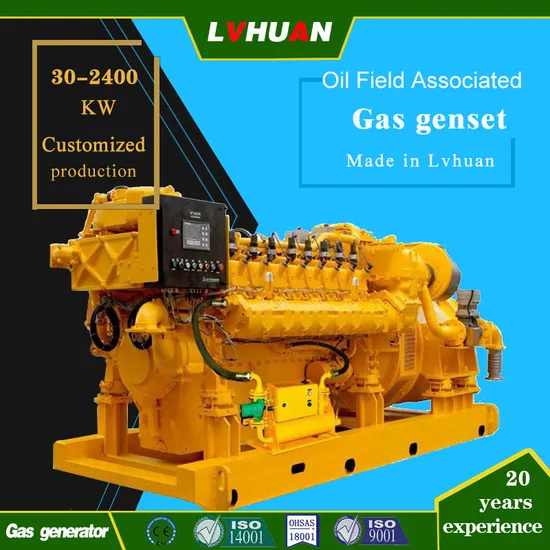 10kw 100kw 200kw 300kw 500kw 600kw 700kw 1000kw 1.5MW Power Electricity Oil Field Associated Gas Generator/Natural Gas Generator
