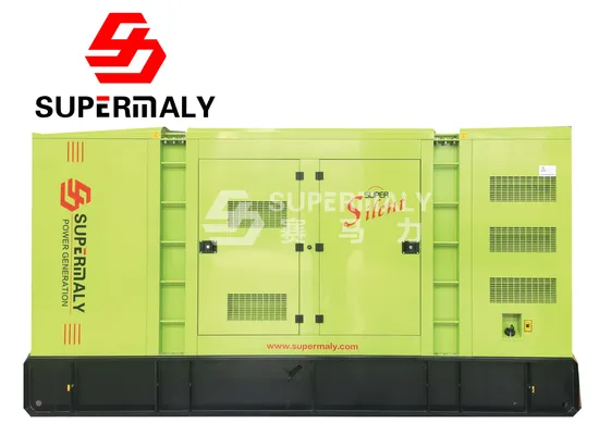 Supermaly 50kw Silent Diesel Generator 50Hz Cummins Weichai Yuchai Ricardo