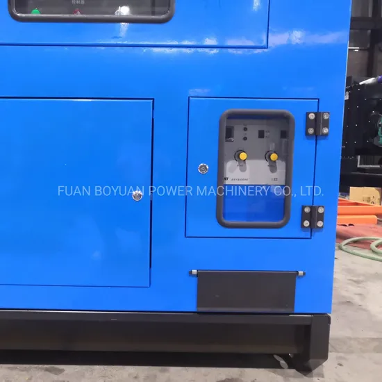 Portable Soundproof Diesel Generator with Trailer for Easy Transport