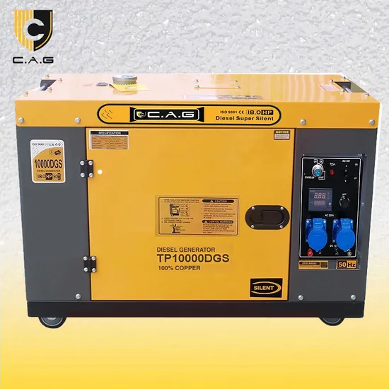 7000 Watt/7kw/7500 Watt/8000 Watt/8kw/8kVA/10kVA Silent Diesel Portable Generator for Sale