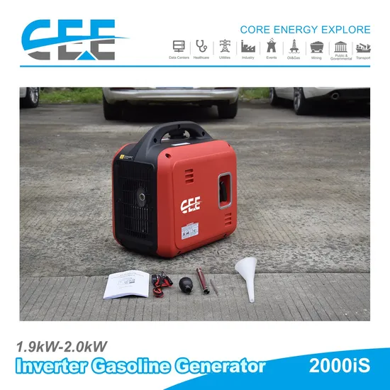 Cee China 3.0kw Electric Start Portal Gasoline Inverter Generator