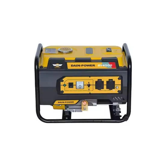 Open Frame 5kw Gasoline Generator Set Single Phase 230V 50Hz/60Hz Portable Use Electric Manual Start