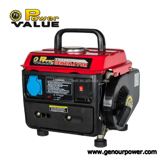 Power Value Small Portable Homeuse Generator 650W Gasoline Generator 950