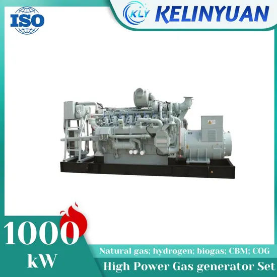 1MW-4MW High Voltage 10.5kv Gas Generator Set with High Efficiency and Low Emission