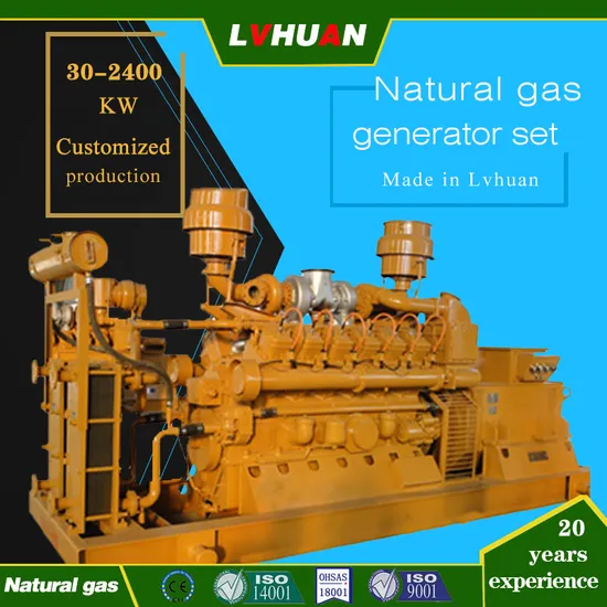Natural Gas Genset CHP Power Plant LPG LNG CNG Biogas Engine Generator 20kw-1MW Gas Generator