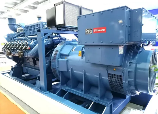 1200kw Gas Generator 1500kVA Natural Gas Genset 16vtd2000n Gas Power Plant