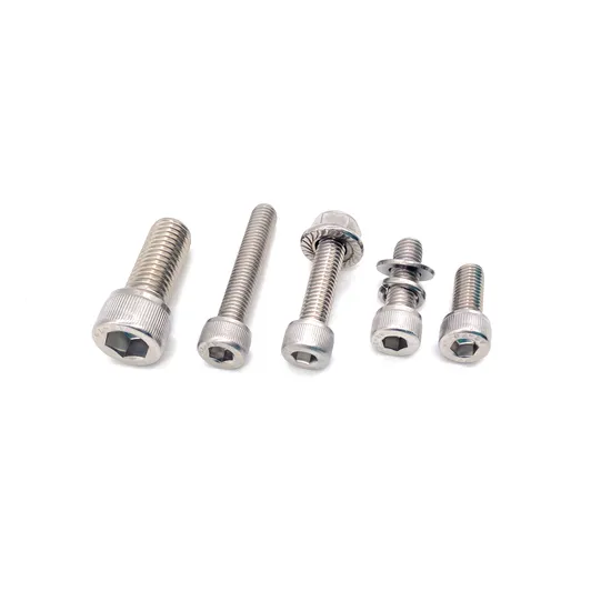 SS316 / SS304 M2-M8 Full Thread DIN912 Hex Socket Screws Allen Bolt