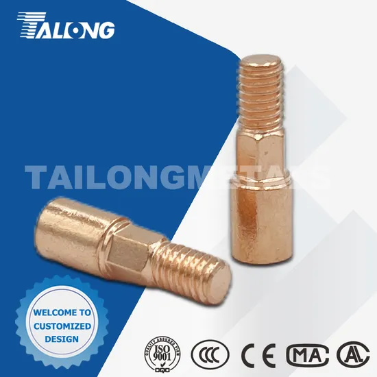 Reliable Copper Elements for Electric Vehicle Charging Piles Copper Bolt Threaded Rod