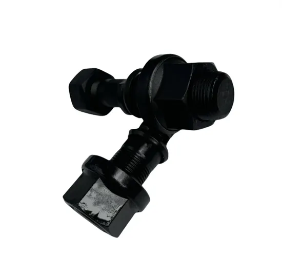 Suitable for HOWO Shacman FAW Bens High-Quality Black Galvanized 10.9 Grade Wheel Bolts and Nuts