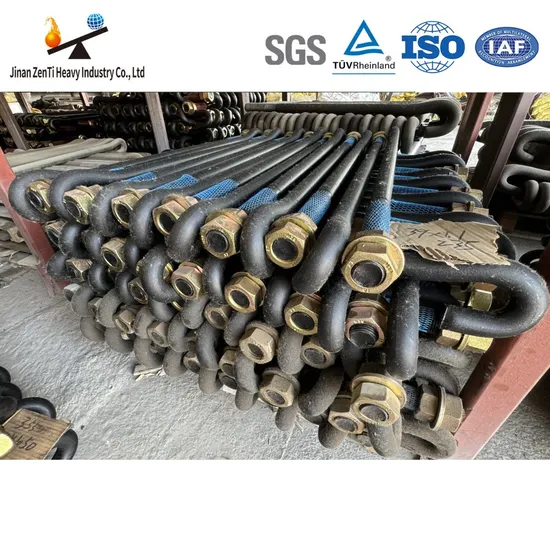 Different Material Quality Good Price Customized 4.8/8.8/10.9/12.9 J/U/L Shape Carbon Steel Stainless Steel Anchor Blot and Foundation Bolt