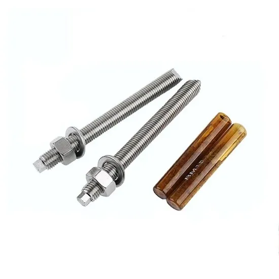 M8 M10 M14 M16 M18 M20 M30 Color Zinc Coated Galvanized Anchor Bolt with Nut for Sale
