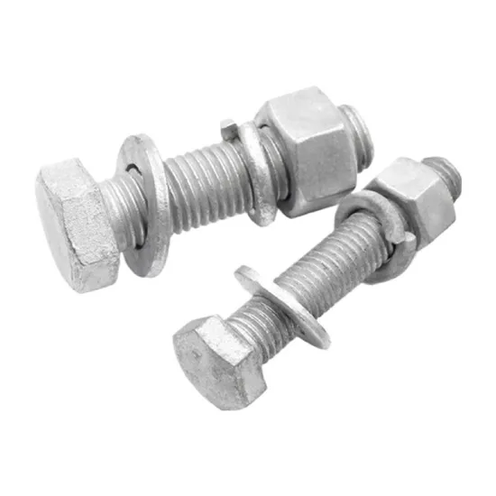 Hex Bolt M6-M56 for Bridges Rails High Pressure High Strength Bolts Fasteners Factory