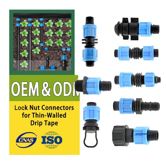 Hose Fitting Drip Irrigation Fitting Plumbing Fitting Lock Nut Connectors
