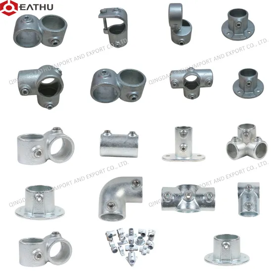 Galvanized Base Hose Malleable Cast Iron Tube Fittings Key Clamp Fittings Pipe Clamp