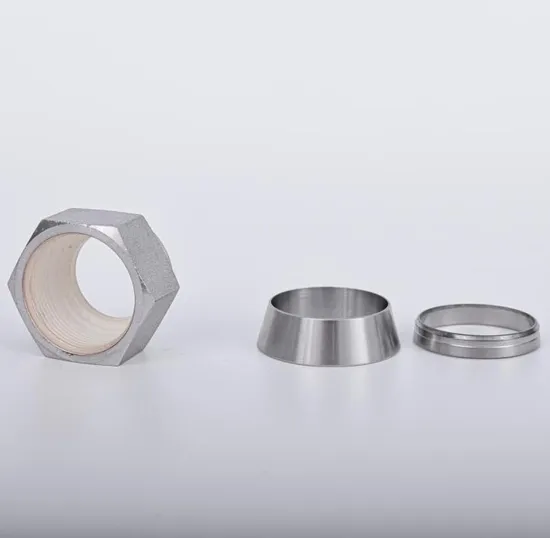 Swagelok Type Stainless Steel 316 High Pressure 1/4 Od Compression Tube Nut and Ferrule Sets